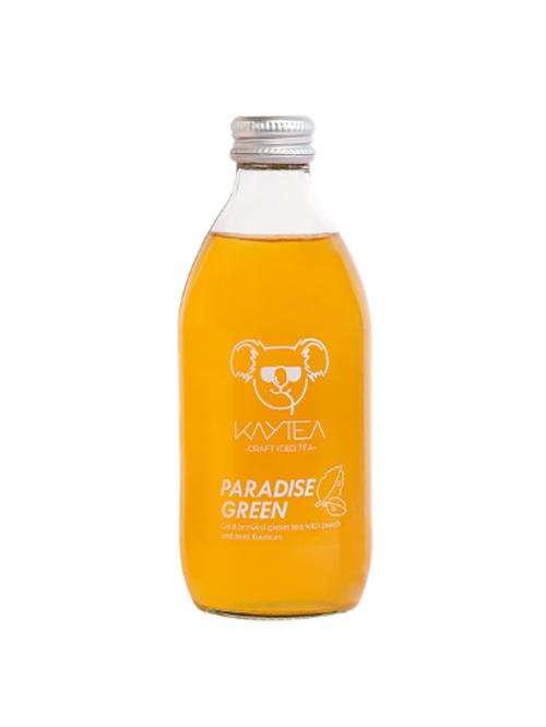 kaytea Organic Cold Brew Ice Tea - Green Tea & Peach 330ml (Pack of 24)