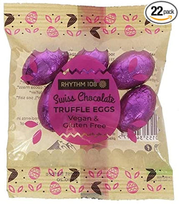 Rhythm 108 Swiss Vegan Truffle Eggs 36G (Pack of 24)