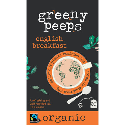 Greenypeeps English Breakfast Tea 20 Bags (Pack of 6)
