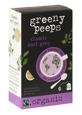 Greenypeeps Earl Grey Tea 20 Bags (Pack of 6)