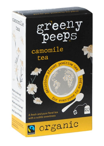 Greenypeeps Camomile Tea 20 Bags (Pack of 6)