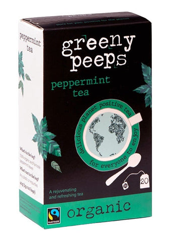 Greenypeeps Peppermint Tea 20 Bags (Pack of 6)
