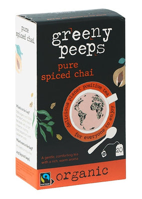 Greenypeeps Spiced Chai Tea 20 Bags (Pack of 6)