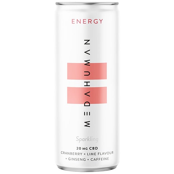 Medahuman Energy - Cranberry & Lime Cbd Drink 250Ml (Pack of 12)