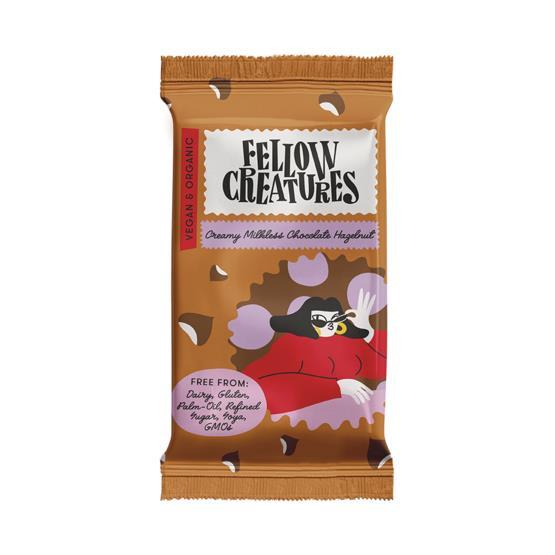 Fellowcreatures Creamy Hazelnut Choc 70g (Pack of 10)