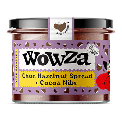 Fellowcreatures Choc Hazlenut Spread + Cocoa Nibs 180g (Pack of 6)