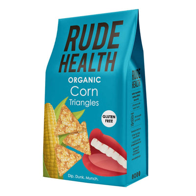 Rude Health Organic Corn Triangles 100g (Pack of 6)