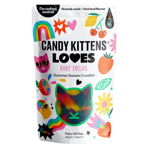 Candy Kitten Love Candy Gourmet Sweets 140g (Pack of 7)