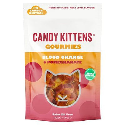 Candy Kitten Blood Orange & Pomegranate Gourmet Sweets 140g (Pack of 7)