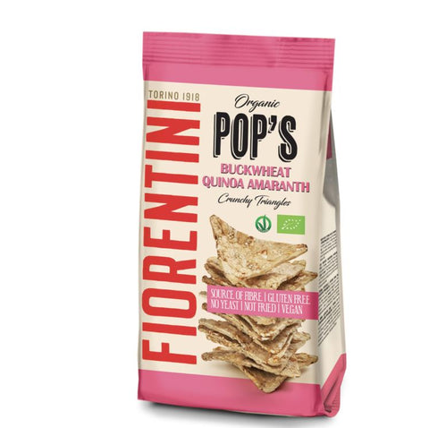 Fiorentini Organic POPS - Buckwheat Crisp 80g (Pack of 12)