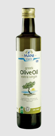 Mani Organic Extra Virgin Olive Oil 500ml