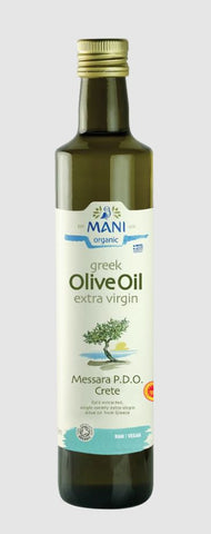 Mani Organic Extra Virgin Olive Oil Crete PDO 500ml