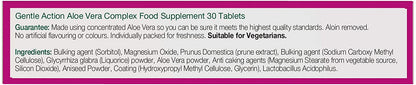 Aloe Pura Gentle Action Aloe Vera Colax 60 Tablets