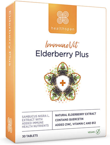 Healthspan Immunovit Elderberry Plus Complex 30tabs