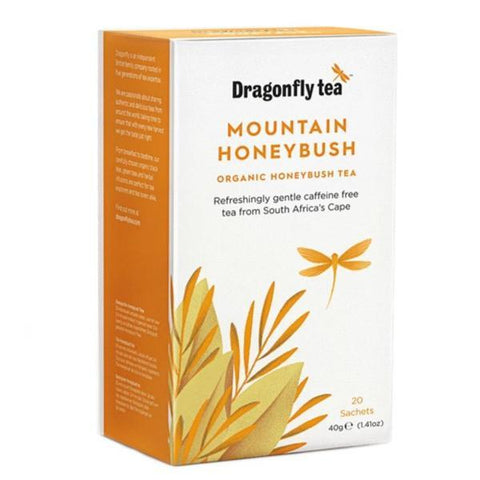 Dragonfly Tea Mountain Honeybush Tea 20 Bags (Pack of 4)