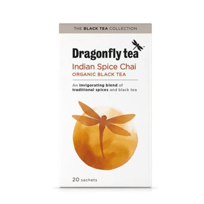 Dragonfly Traditional Indian Chai Tea 20 Bags x 4