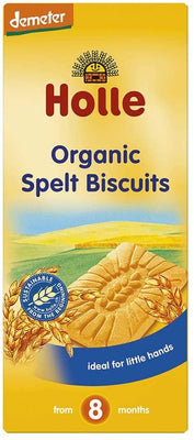 Holle Organic Snacks - Spelt Baby Biscuits - Single Pack, 150g