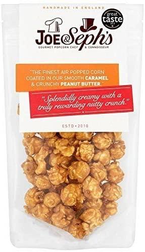 Joe&Sephs Peanut Butter Popcorn 80g (Pack of 12)