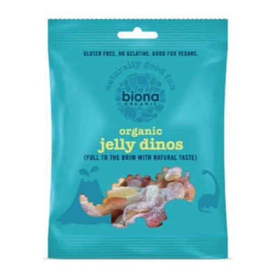 Biona Jelly Dinos - Vegan 75g (Pack of 10)