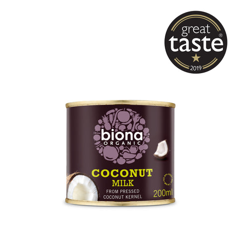 Biona Organic Coconut Milk 200ml (Pack of 8)