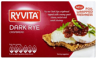Ryvita Dark Rye Crispbread 250g (Pack of 16)