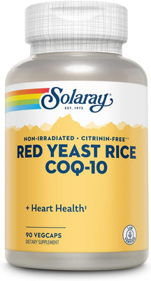 Solaray Red Yeast Rice Plus CoQ-10 90 Vcaps