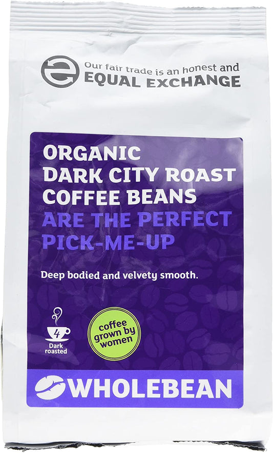Equal Exchange Dark City Roast Coffee Beans 227g