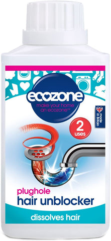 Ecozone Plughole Hair Unblocker 250ml