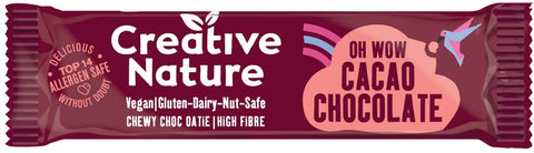 Creative Nature Heavenly Cacao - Raw Superfood Cacao & goji Bar 38g (Pack of 20)