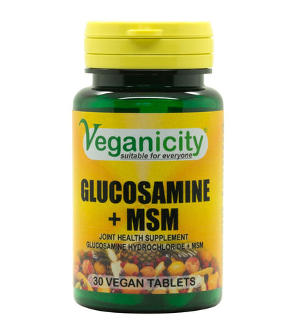 Veganicity Glucosamine + MSM 30 Vtabs (Pack fo 12)
