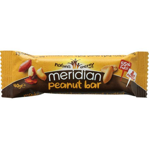 Meridian Peanut Bar 40g (Pack of 18)