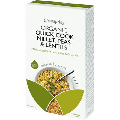 Clearspring Quick Cook Organic - Millet Peas & Lentils 250g