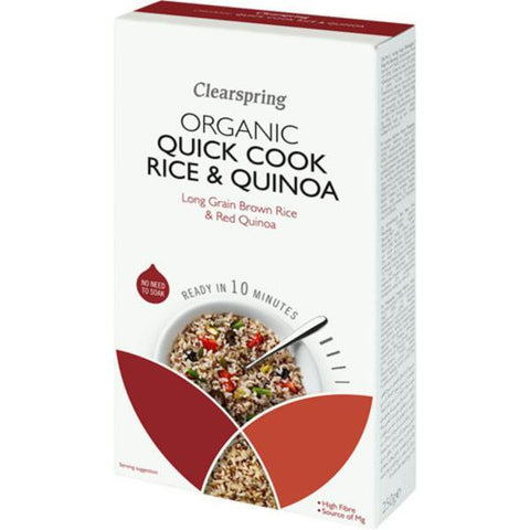 Clearspring Quick Cook Organic - Rice & Quinoa 250g