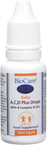 BioCare Baby A/C/D Plus Drops, 15 ml agents