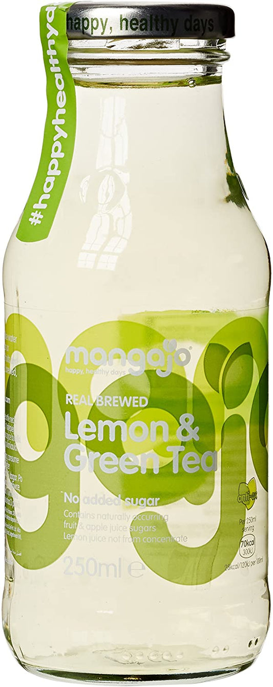 Mangajo Lemon & Green Tea Drink 250ml  (Pack of 12)