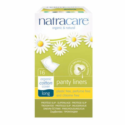 NATRACARE Panty Liners Long Wrapped 16s