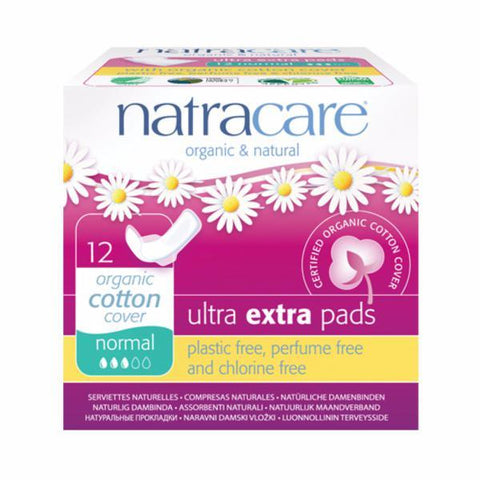 NATRACARE Ultra Extra Pads Normal 12s