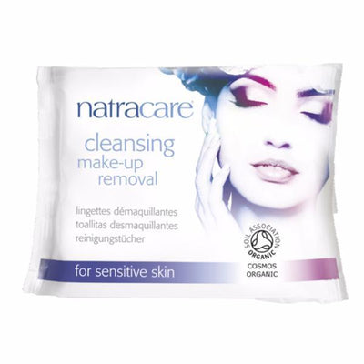 NATRACARE Cleansing Make-Up Removal Wipes 20s