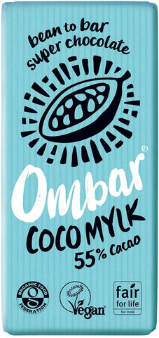 Ombar Coco Mylk Chocolate Bar 35g (Pack of 10)