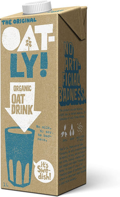 Oatly Organic Oat Drink 1 Litre (Pack of 6)