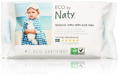 Naty by Nature Babycare Sensitive Wipes With Aloe 390g