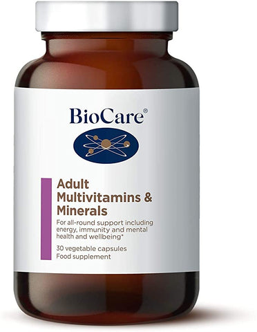Biocare Adult Multivitamins & Minerals 30 Capsules