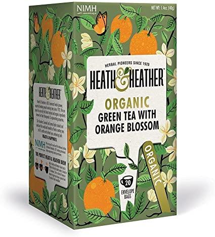 Heath & Heather Organic Green Tea & Orange Blossom