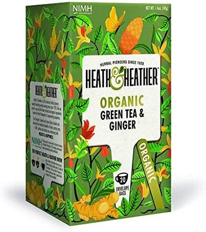 Heath & Heather Organic Green Tea & Ginger