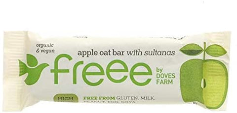 Doves Farm Free Apple & Sultana Flapjack 35g (Pack of 18)