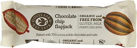 Doves Farm Free Chocolate Chip Flapjack 35g (Pack of 18)