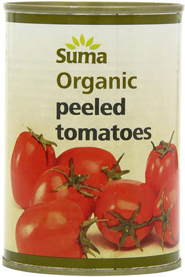 Suma Tomatoes - Whole & Peeled Organic 400g (Pack of 12)
