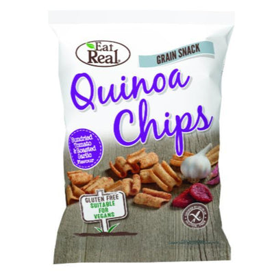 Eat Real Quinoa Tomato & Garlic Chips 30g (Pack of 12)