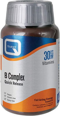 Quest B Complex Quick Release (Formerly Mega B-50) 30 Tablets