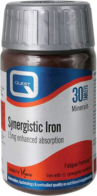 Quest Synergistic Iron 15mg 30 Tablets